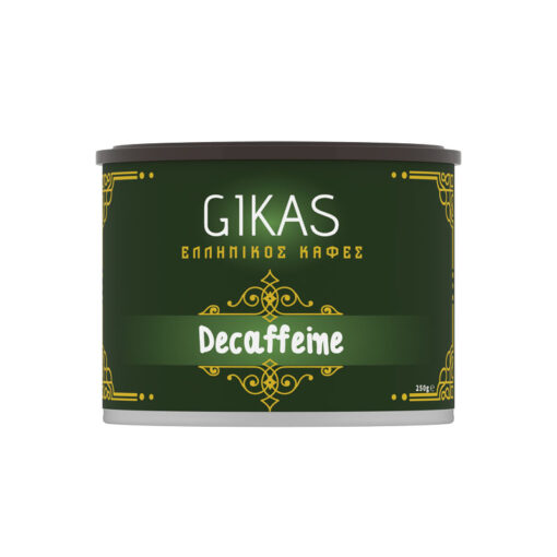 Greek Coffee GIKAS DECAFEINE 0.25 kg Ground